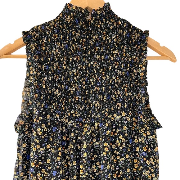 ❤️ Wild Fable Smocked Yoke Floral Babydoll Dress - Picture 5 of 8